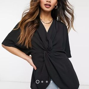 ASOS DESIGN Knot Front Top